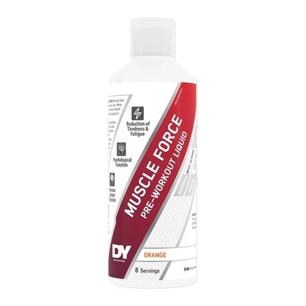 Dorian Yates Muscle Force Liquid Pre-Workout Orange 500ml