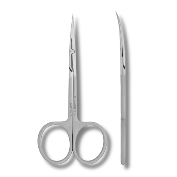 Staleks Pro Smart 10 Type 3 Professional Cuticle Scissors, Manicure Precision Tool 105mm