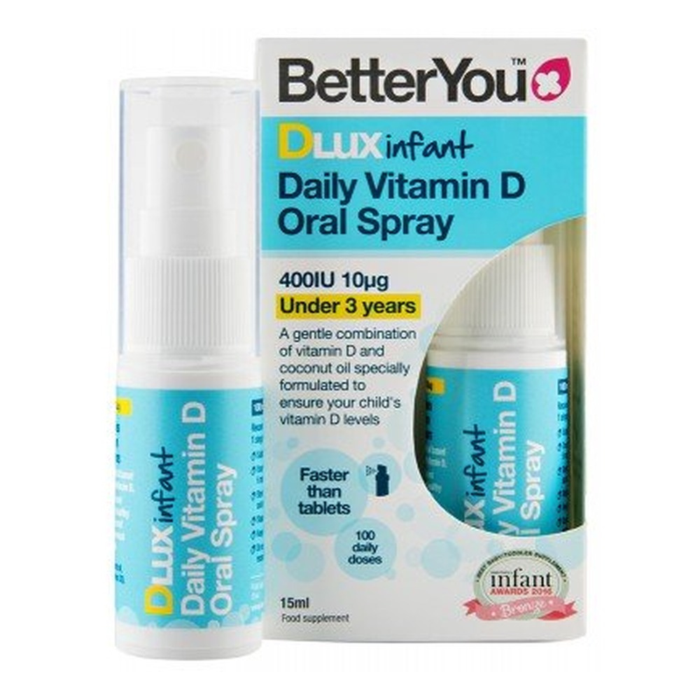 BetterYou DLux Infant Daily Vitamin D Oral Spray 15ml