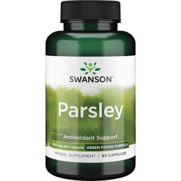 Swanson Parsley 650mg to Support Your Diet in Capsules 90 Capsules