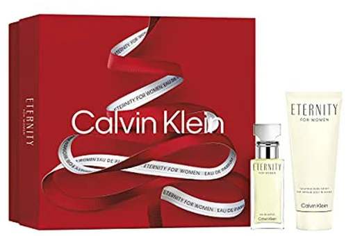Calvin Klein Eternity Gift Set 30ml EDP + 100ml Body Lotion Christmas Edition Set for Women 1 Piece