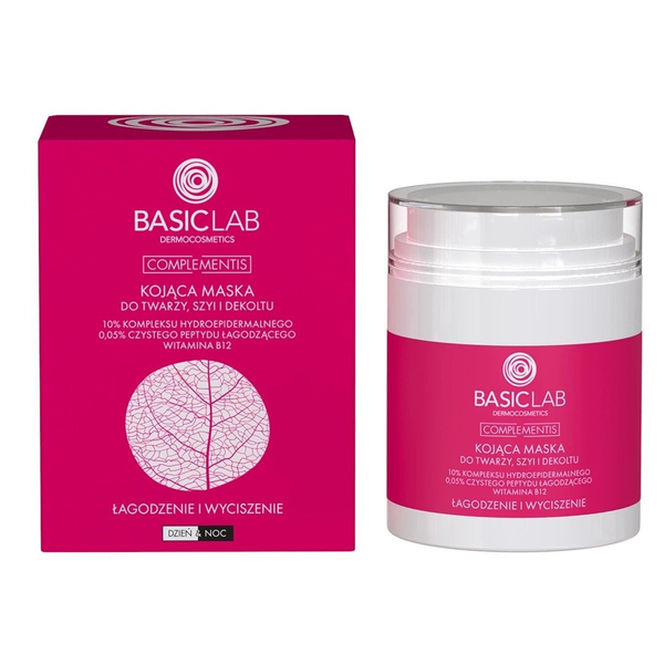BasicLab Complementis Soothing Mask For Face Neck And Decollete 50ml