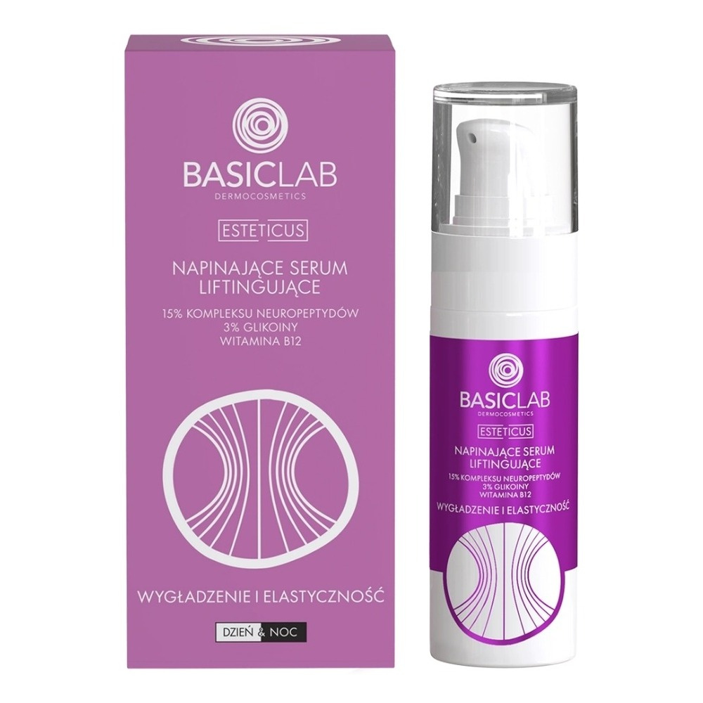 BasicLab Dermocosmetics Esteticus Firming Face Serum with 15% Neuropeptide Complex 30ml