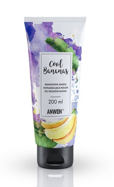 Anwen Cool Bananas Banana Nourishing and Cooling Color Mask for Blond Hair 200ml