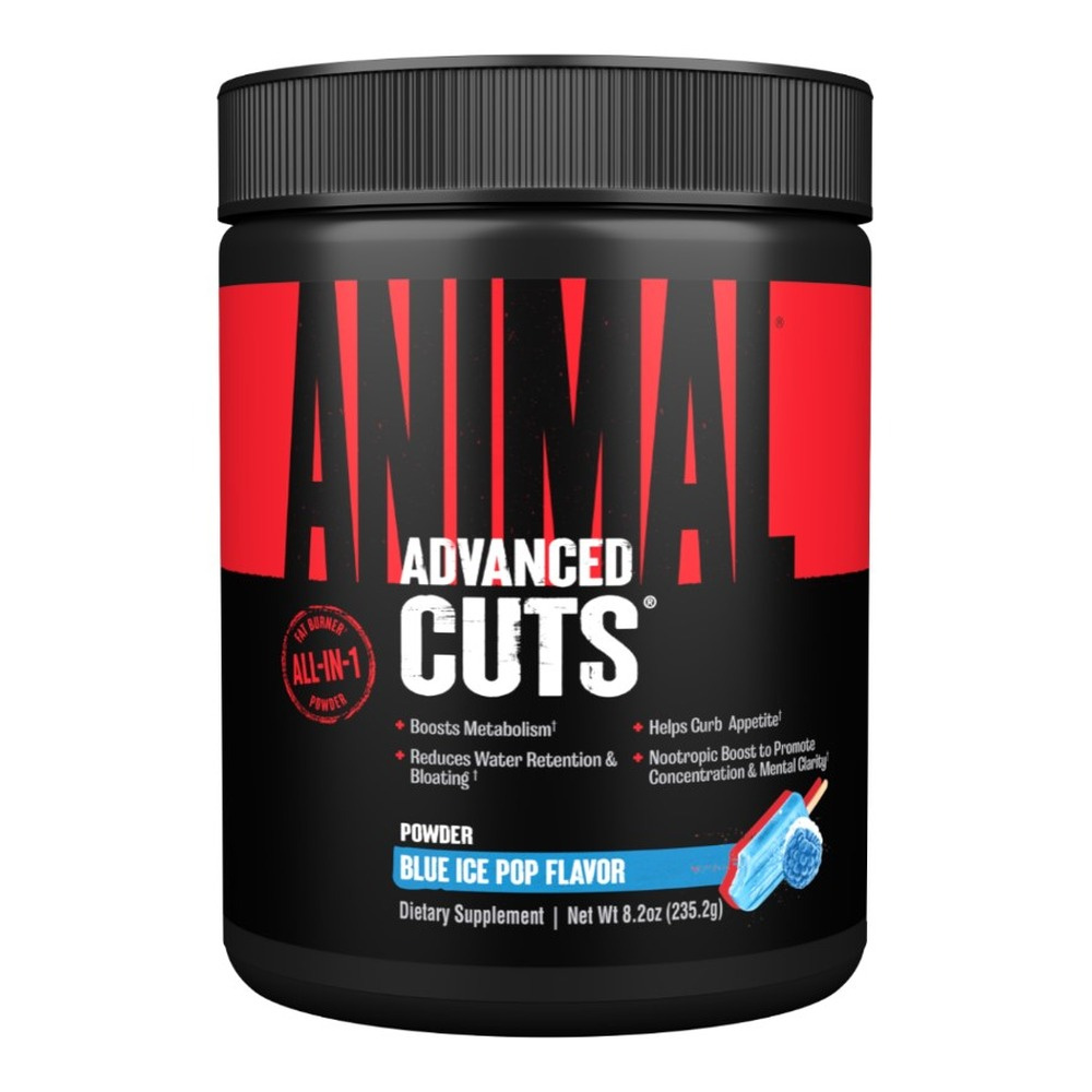 Animal Animal Cuts Thermogenic Fat Burner Powder Blue Ice Pop 235.2g
