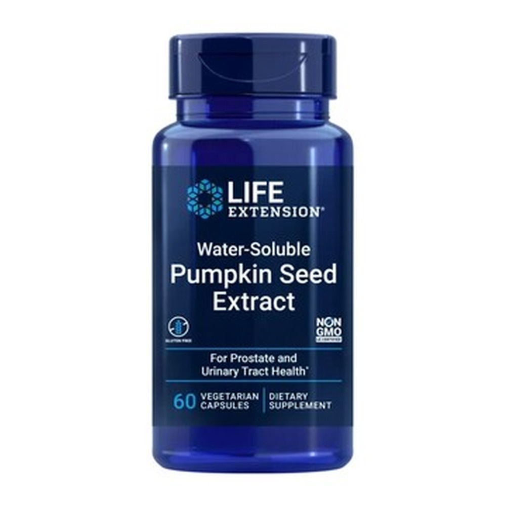 Life Extension Water-Soluble Pumpkin Seed Extract for Bladder Health 60 Vcaps