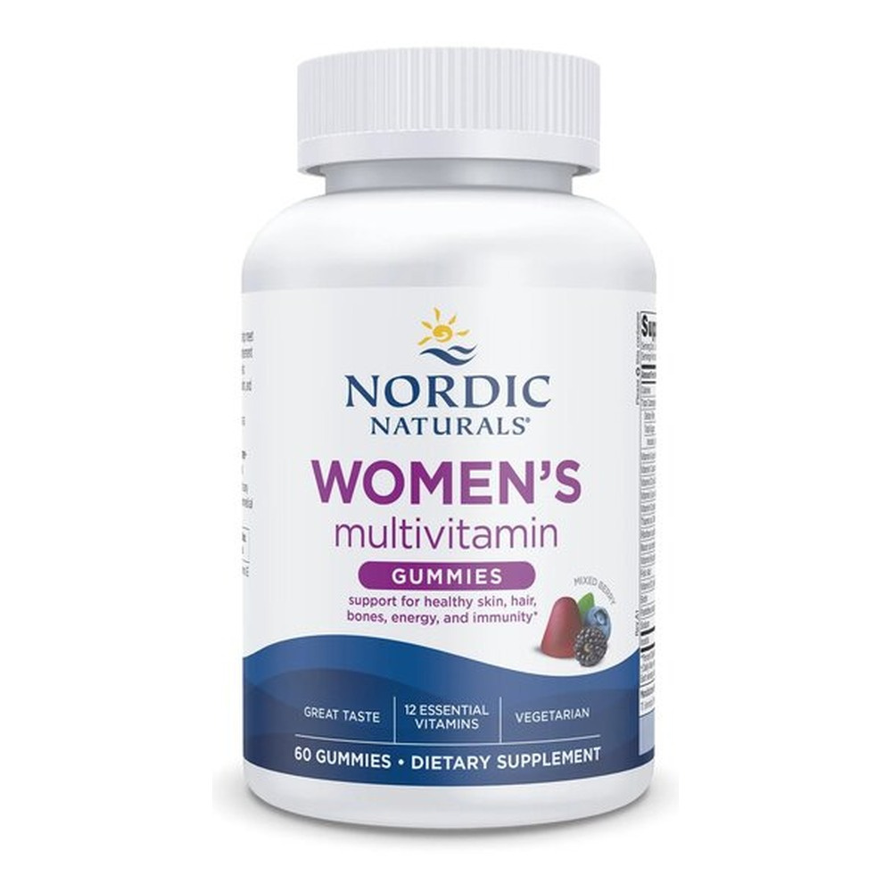 Nordic Naturals Women's Multivitamin Gummies Mixed Berry 60 Gummies