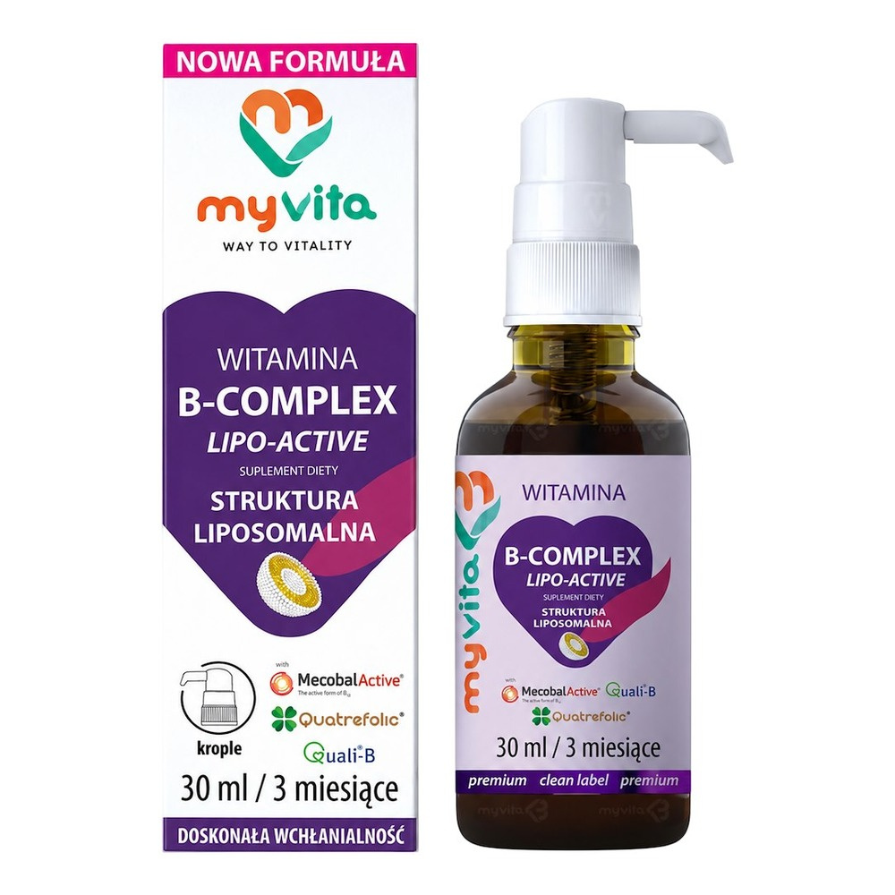MYVITA Vitamin B-Complex Lipo-Active - Drops 30ml