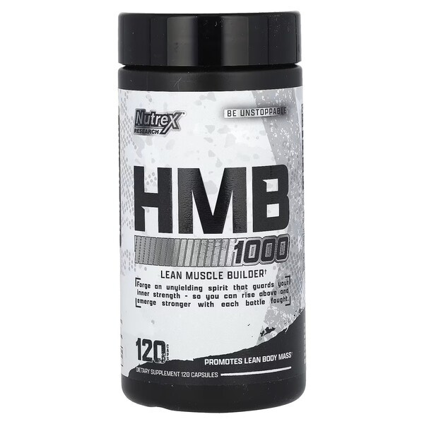 Nutrex HMB 1000 for Muscle Recovery and Protection 120 Capsules