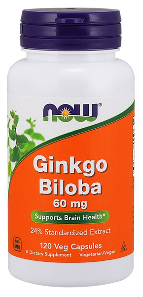 Ginkgo Biloba, 60mg - 120 vcaps