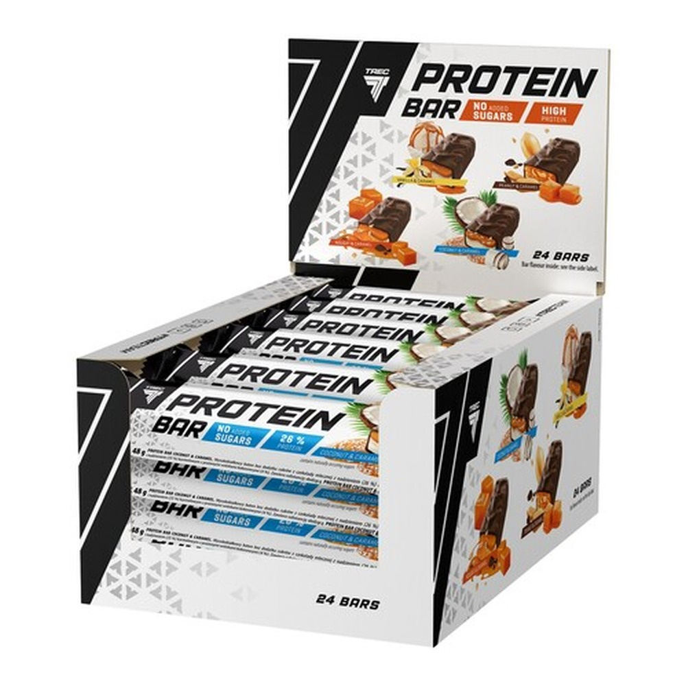 Trec Nutrition Protein Bar, Coconut & Caramel - 24 x 48g