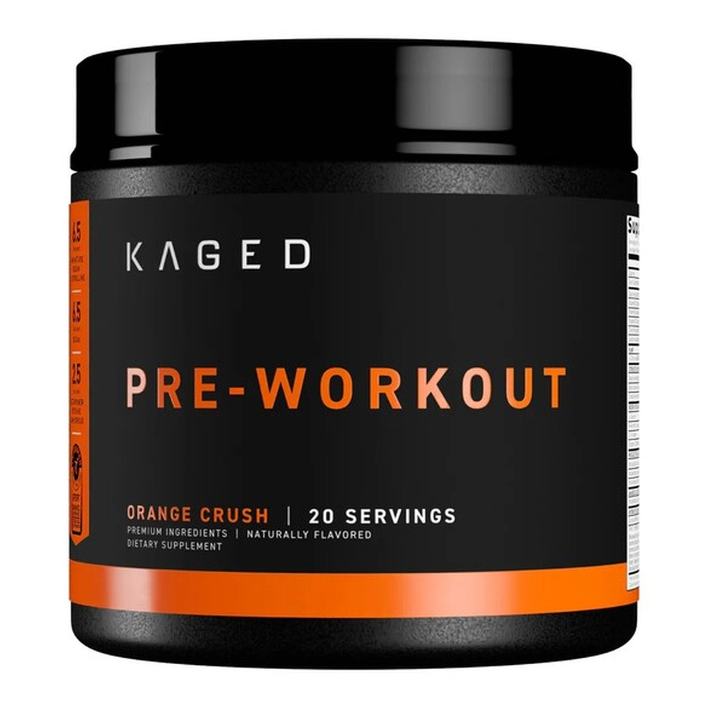 Kaged Muscle Pre-Kaged Orange Krush Pre-Workout Supplement for Energy and Performance 588g