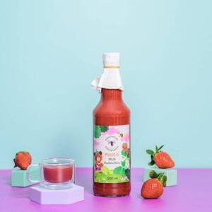 Pasieki Sadowskich Miodziś Raspberry-Strawberry Mousse 500ml Best Before 17.10.26