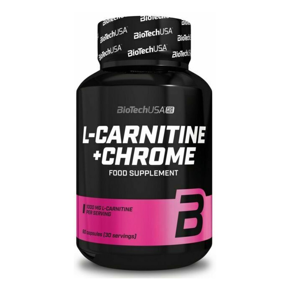 BioTechUSA L-Carnitine + Chrome L-Carnitine & Chromium Supplement 60 caps