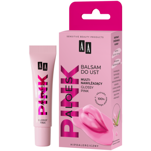 Aa Pink Aloe Vera Multihydrating Lip Balm Glossy Pink 10g