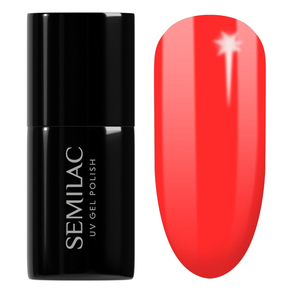 Semilac Garden Party Hybrid Gel Polish 570 Neon Watermelon 7ml