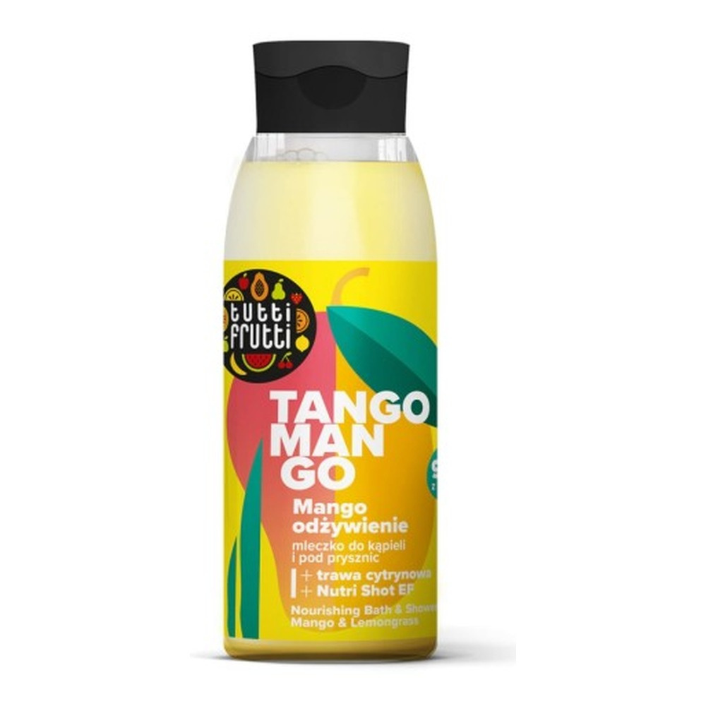 Tutti Frutti Nourishing Bath and Shower Milk Mango and Lemongrass 400ml