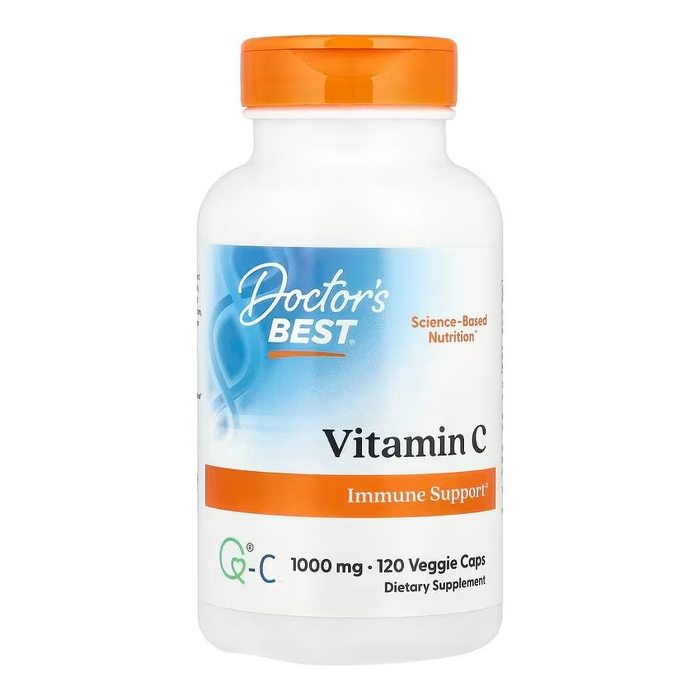 Doctor's Best Vitamin C with Q-C, 1000mg Capsules 120 vcaps