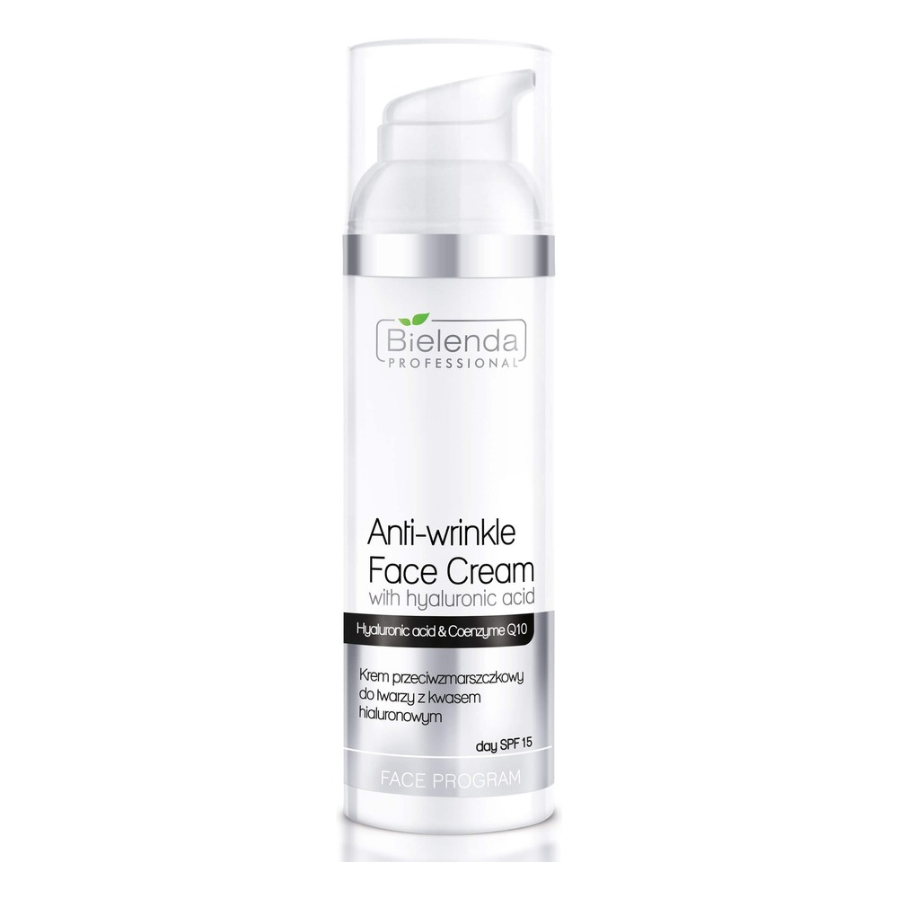 Bielenda Professional Anti-Wrinkle Face Cream with Hyaluronic Acid and SPF15 100ml