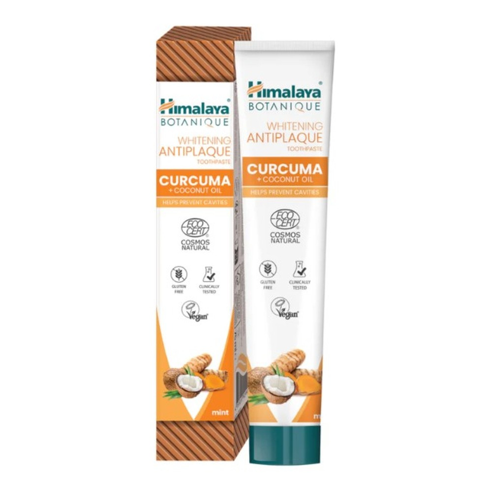 Himalaya Whitening Antiplaque Toothpaste with Curcuma and Coconut Oil Mint 75ml