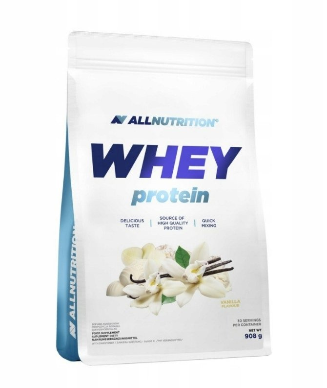 Allnutrition Whey Protein Vanilla Protein Concentrate for Muscle Building 908g
