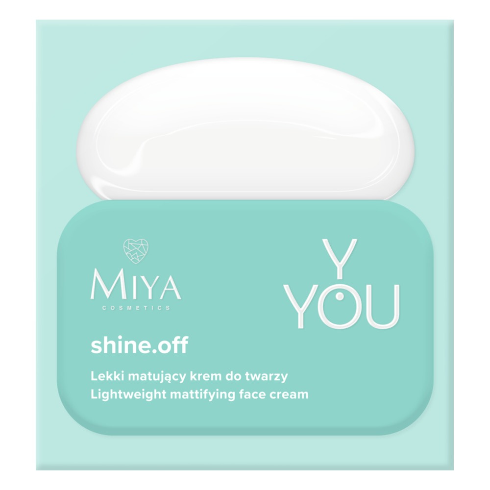 Miya y.you shine.off Lightweight mattifying face cream, 50ml