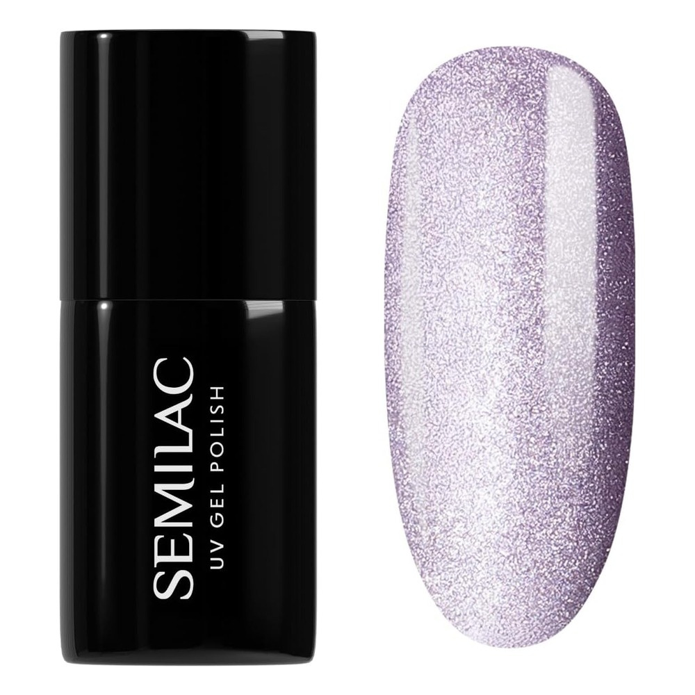 Semilac Gloss Gala Hybrid Gel Polish Cat Eye Effect 664 Lilac Gloss 7ml