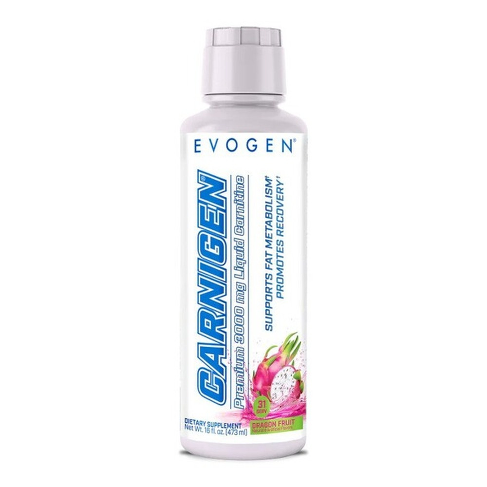 Evogen Carnigen Liquid L-Carnitine Supplement Dragon Fruit 473ml