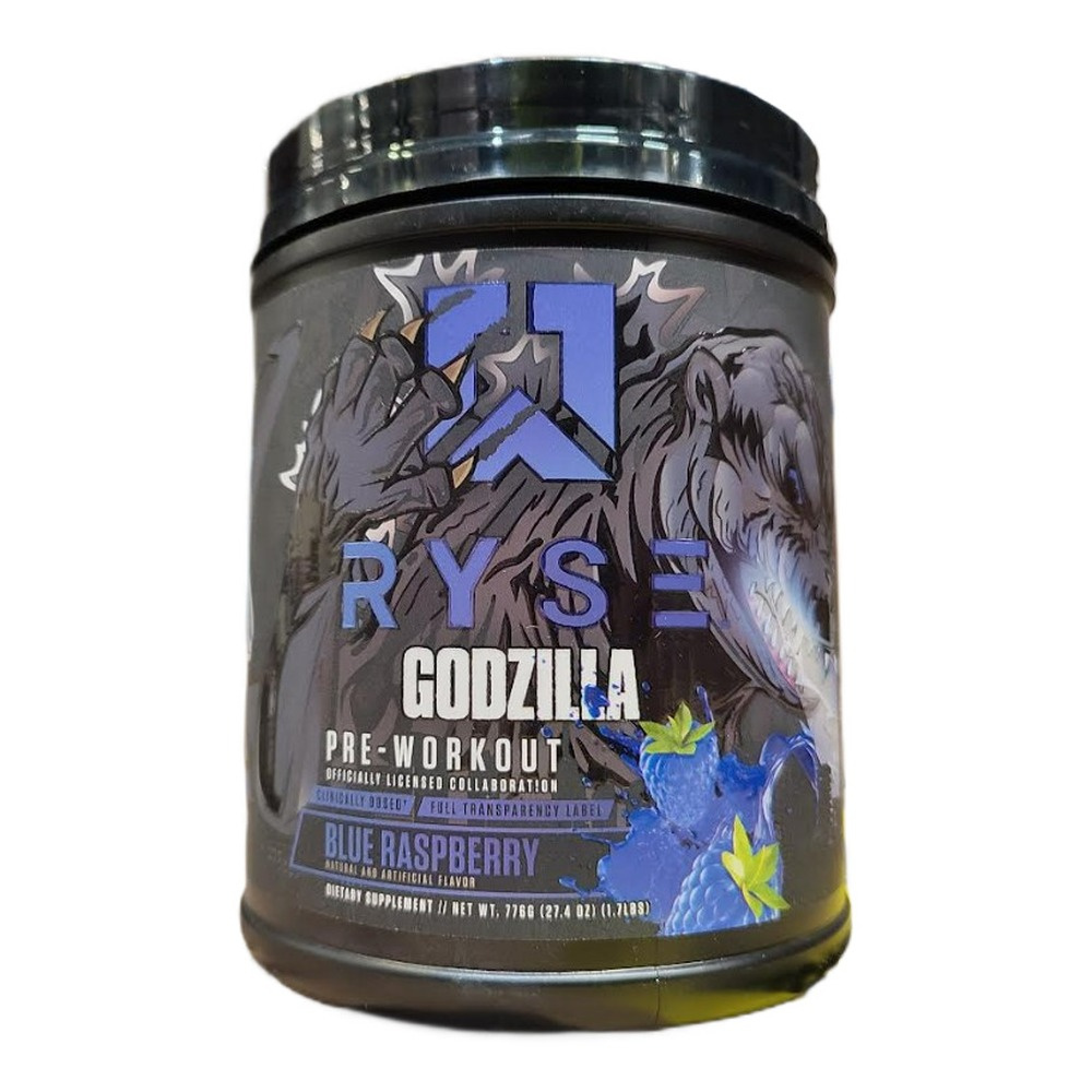 RYSE Godzilla Pre-Workout, Blue Raspberry - 772g