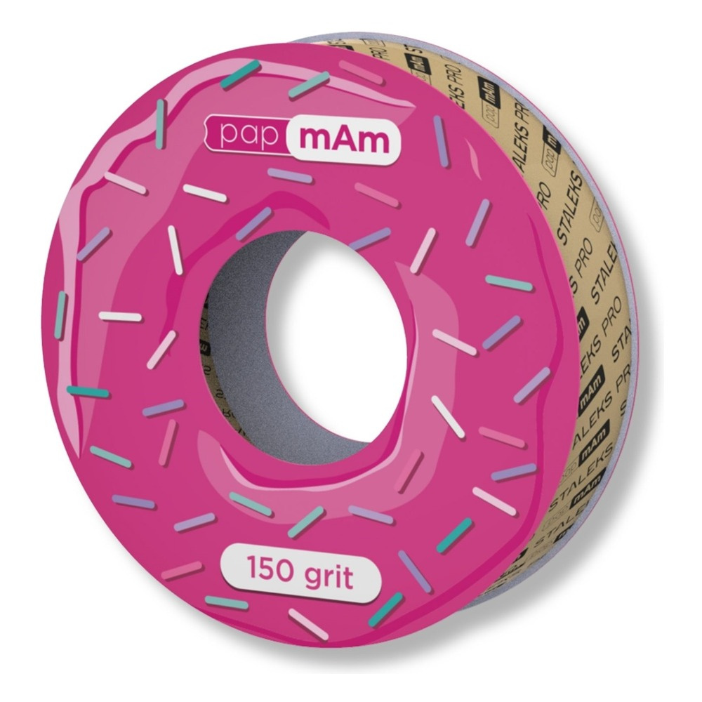 Staleks Pro Expert PapmAm White Disposable Abrasive Tape For Replaceable Plastic Case 150 Grit ATSC-150w 7 m