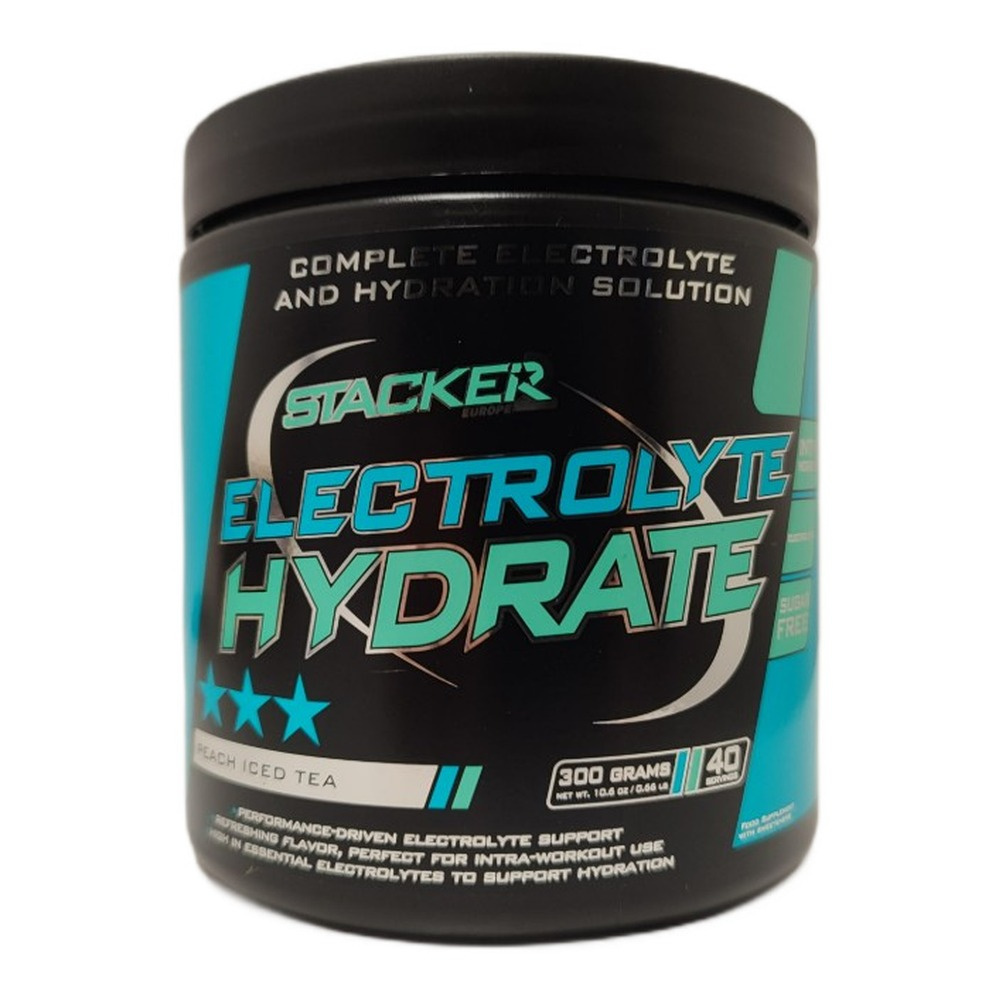 Stacker2 Europe Electrolyte Hydrate Peach Iced Tea 300g