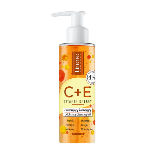 Lirene Uk C+E Vitamin Energy Exfoliating Cleansing Gel 145ml