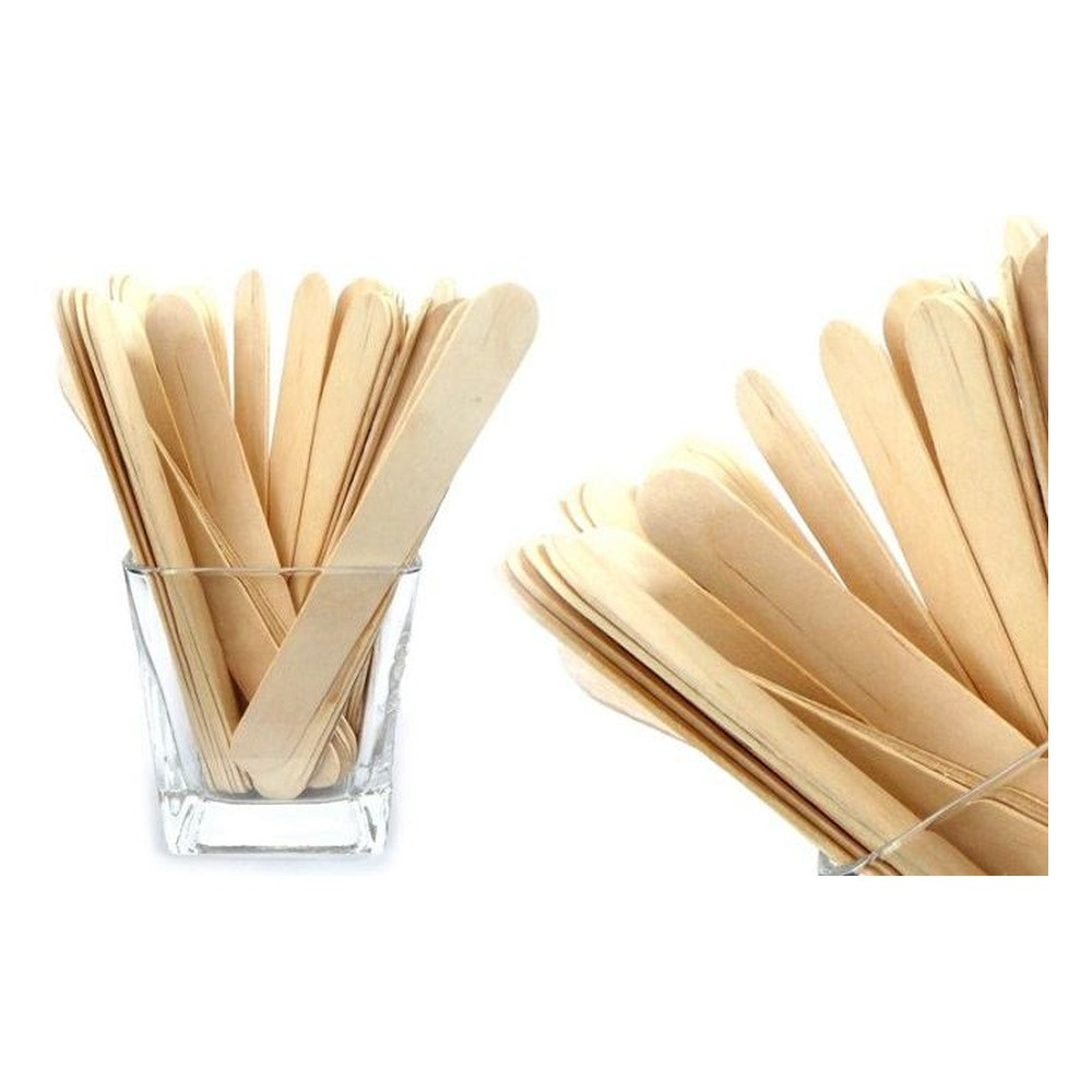 BLCK Professional Large Wooden Waxing Spatulas 100pcs