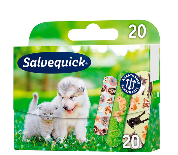 Salvequick Animal Planet Plasters for Children 20 Pieces