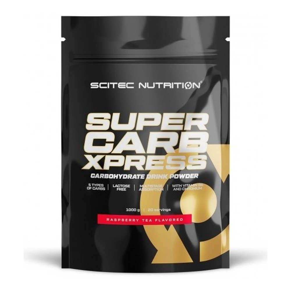 SciTec Super Carb Xpress, Raspberry Tea - 1000g