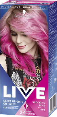 Schwarzkopf Live Ultra Brights Or Pastel Hair Colour Shocking Pink 93