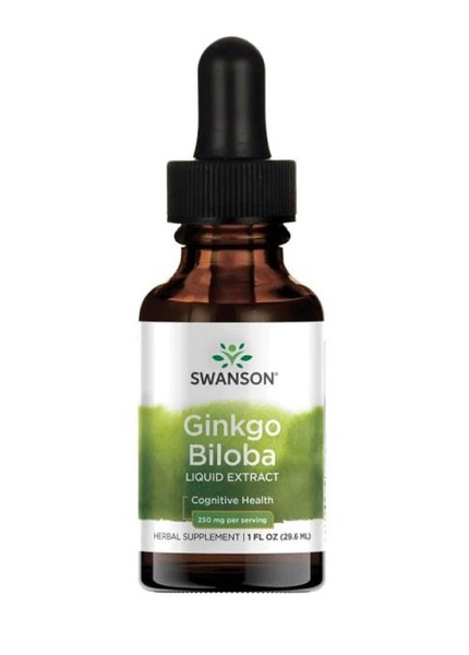 Swanson Ginkgo Biloba Liquid for Memory and Concentration 29ml