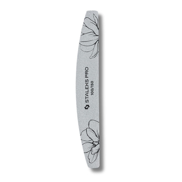 Staleks Expert Pro NFE-40 Crescent Mineral Nail File 0 100/150 Grit 25pcs