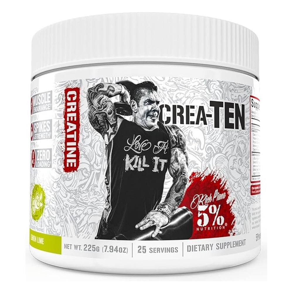 5% Nutrition Crea-TEN Legendary Series Creatine Blend Powder for Muscle Growth and Strength 225g