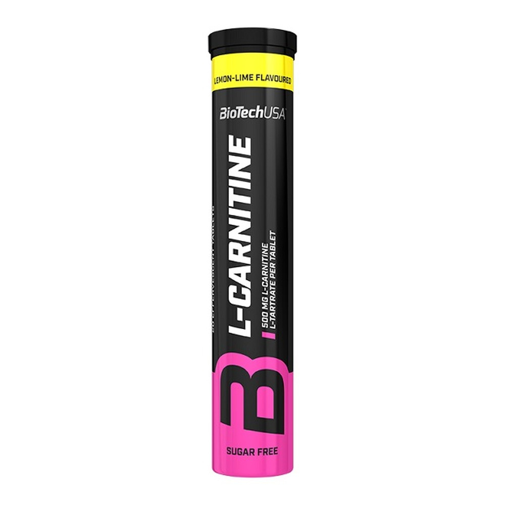 BioTechUSA L-Carnitine Effervescent L-Carnitine Effervescent Tablets, 500mg (Blueberry-Raspberry) 20 tablets