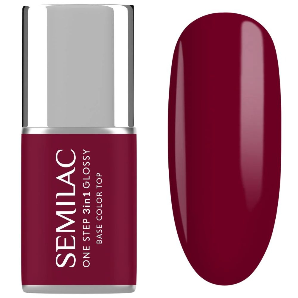 Semilac One Step 3in1 Hybrid Gel Polish 570 Dark Raspberry 7ml