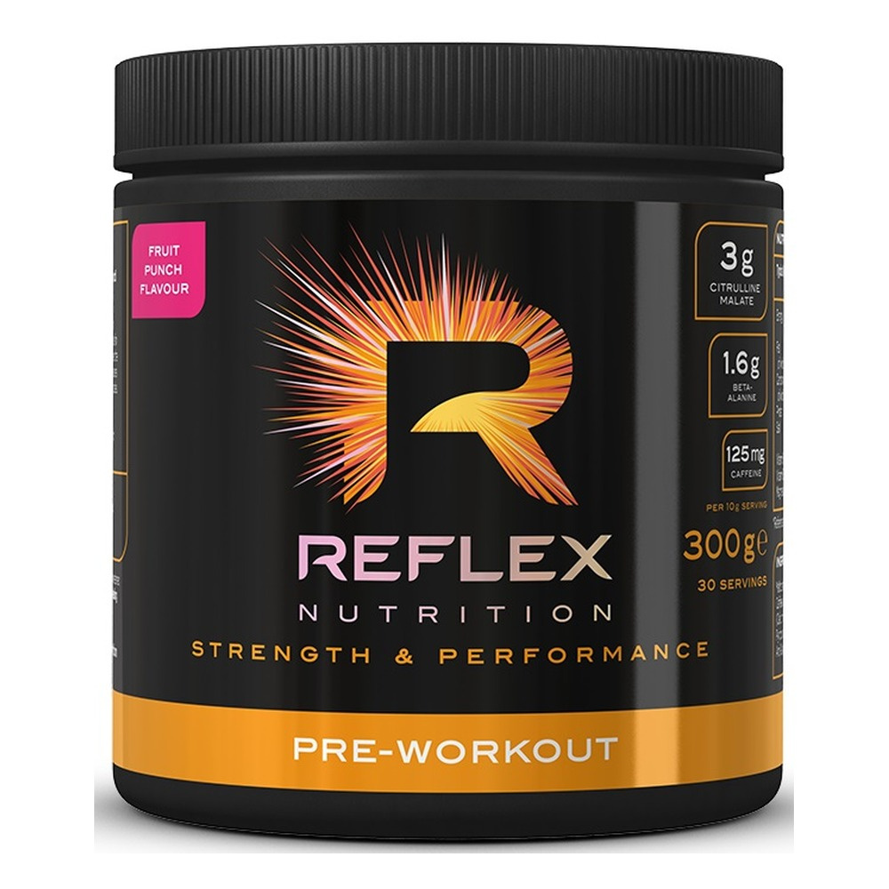 Reflex Nutrition Pre-Workout, Fruit Punch - 300g