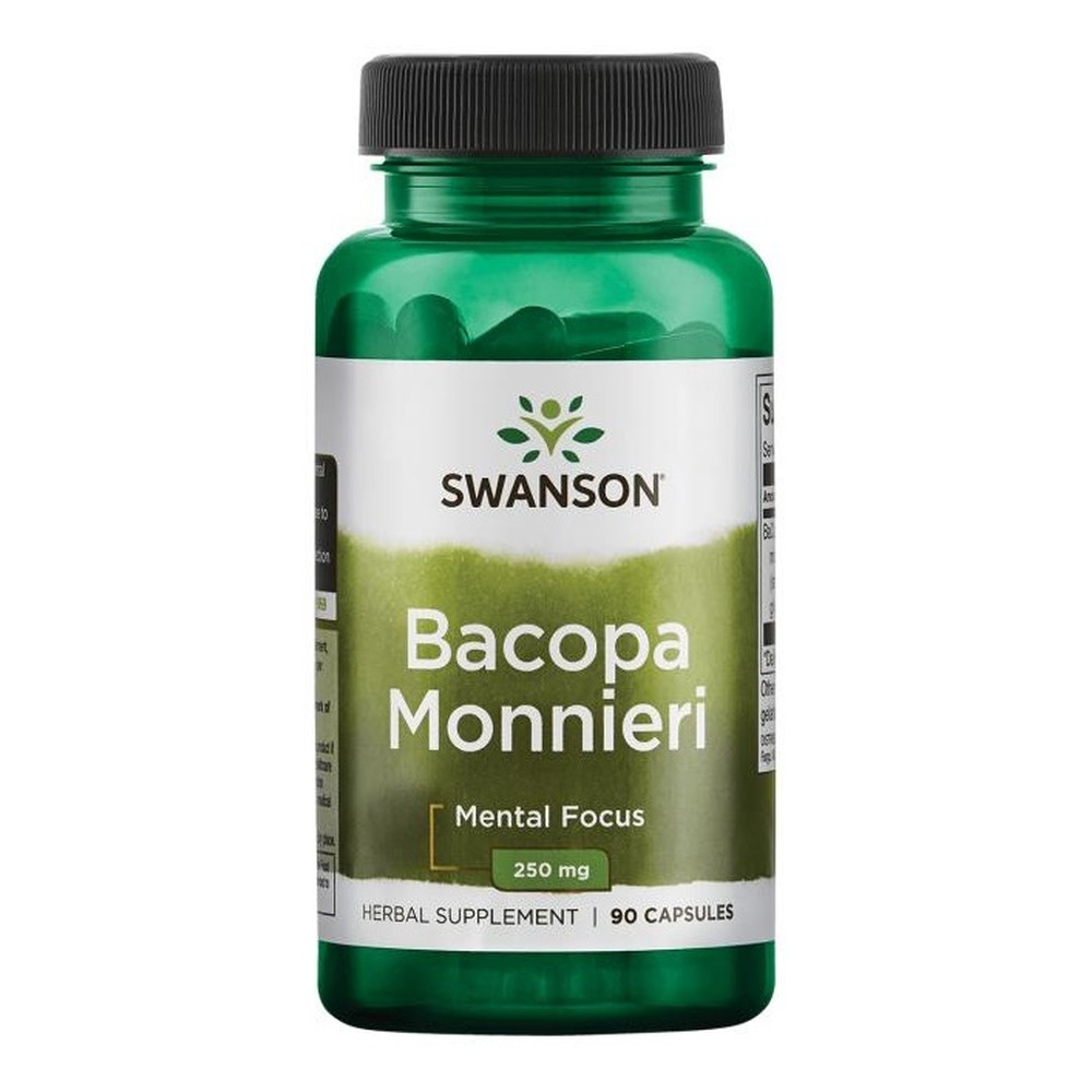 Swanson Bacopa Monnieri 250mg Memory Support 90 Capsules