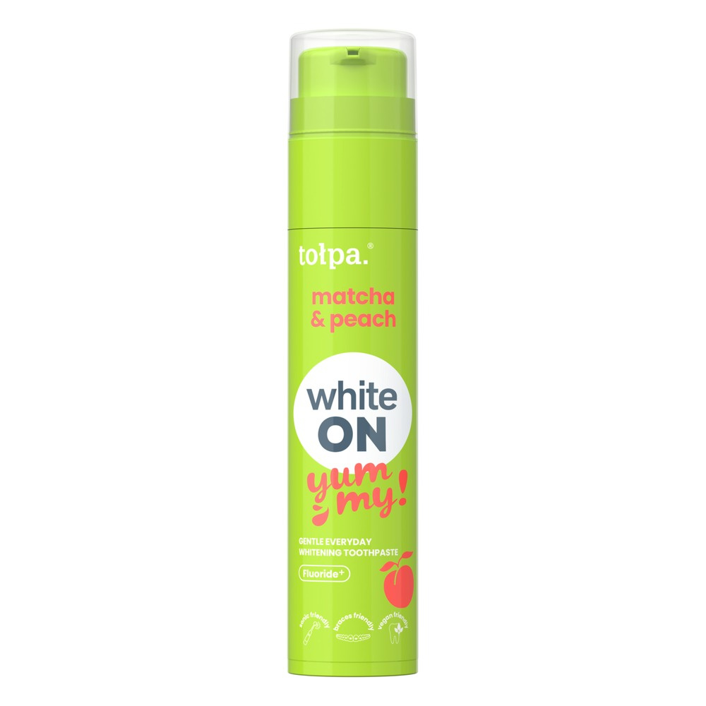 Tołpa ON White Yummy matcha&peach toothpaste, 60g