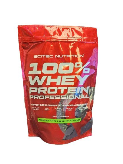 SciTec 100% Whey Protein Professional, Pistachio White Chocolate - 500g