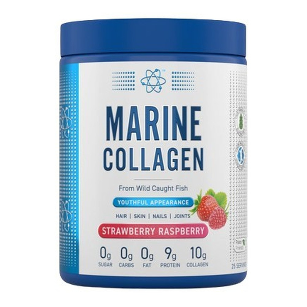 Applied Nutrition Marine Collagen Strawberry Raspberry Powder For Skin and Joints 300g