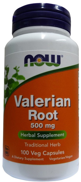 Now Foods Valerian Root 500mg Relaxation and Calmness 100 Vcapsules