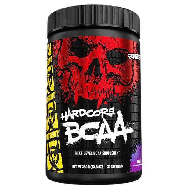 Mutant Hardcore BCAA Powder with Electrolytes for Performance and Recovery Grape 390g