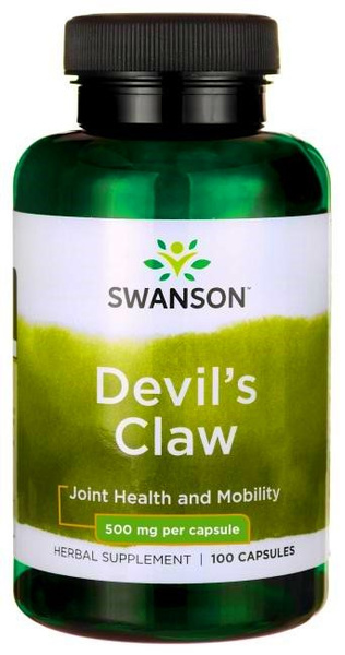 Swanson Devil's Claw 500mg for Joint Support 100 Capsules