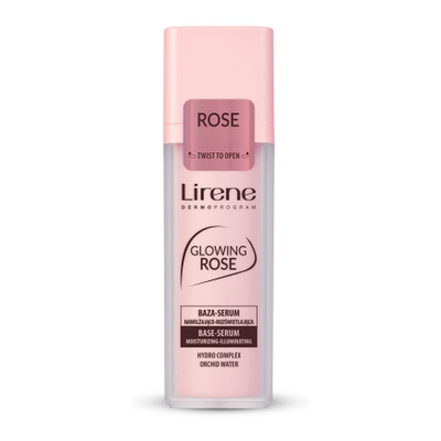 Lirene Uk Glowing Rose Moisturizing & Brightening Base Serum 30ml